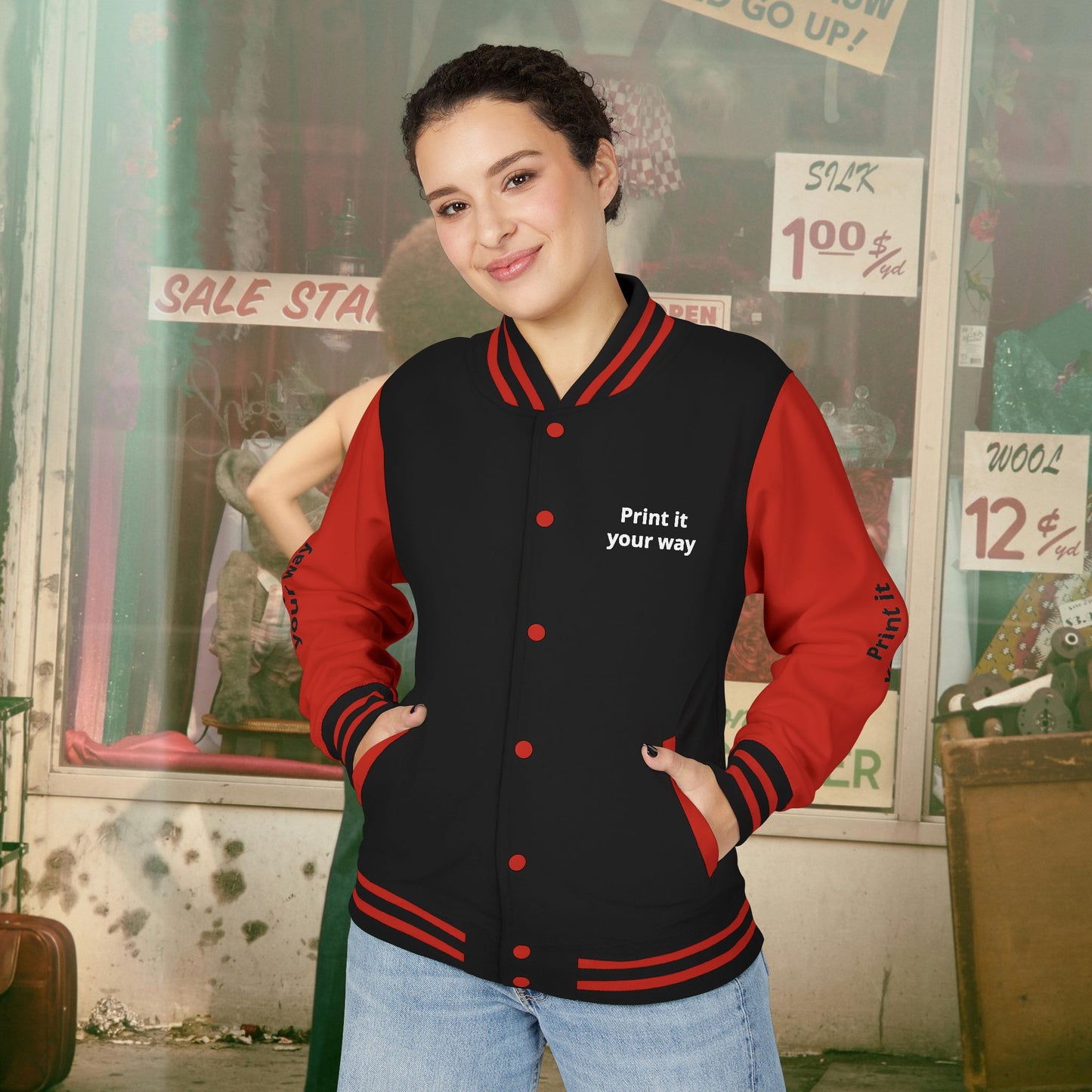 Letterman Jacket — "Print It Your Way" Custom Varsity Jacket