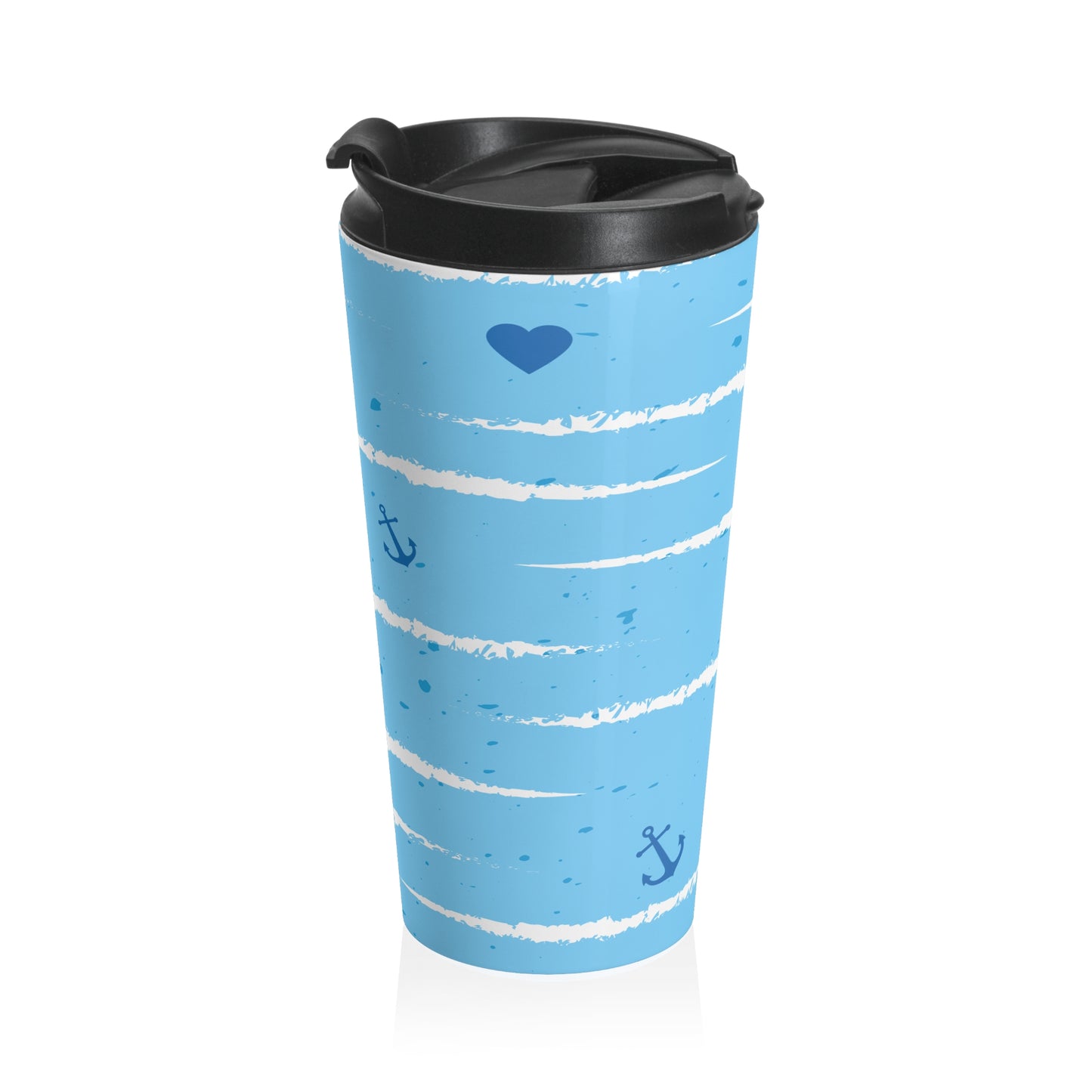 Blue Sea, Stainless Steel Travel Mug