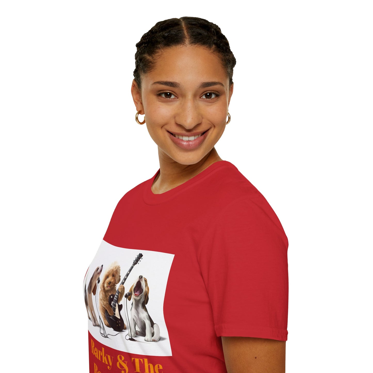 Dog Band T‑Shirt — "Barky & The Bow Wow's" Graphic Tee
