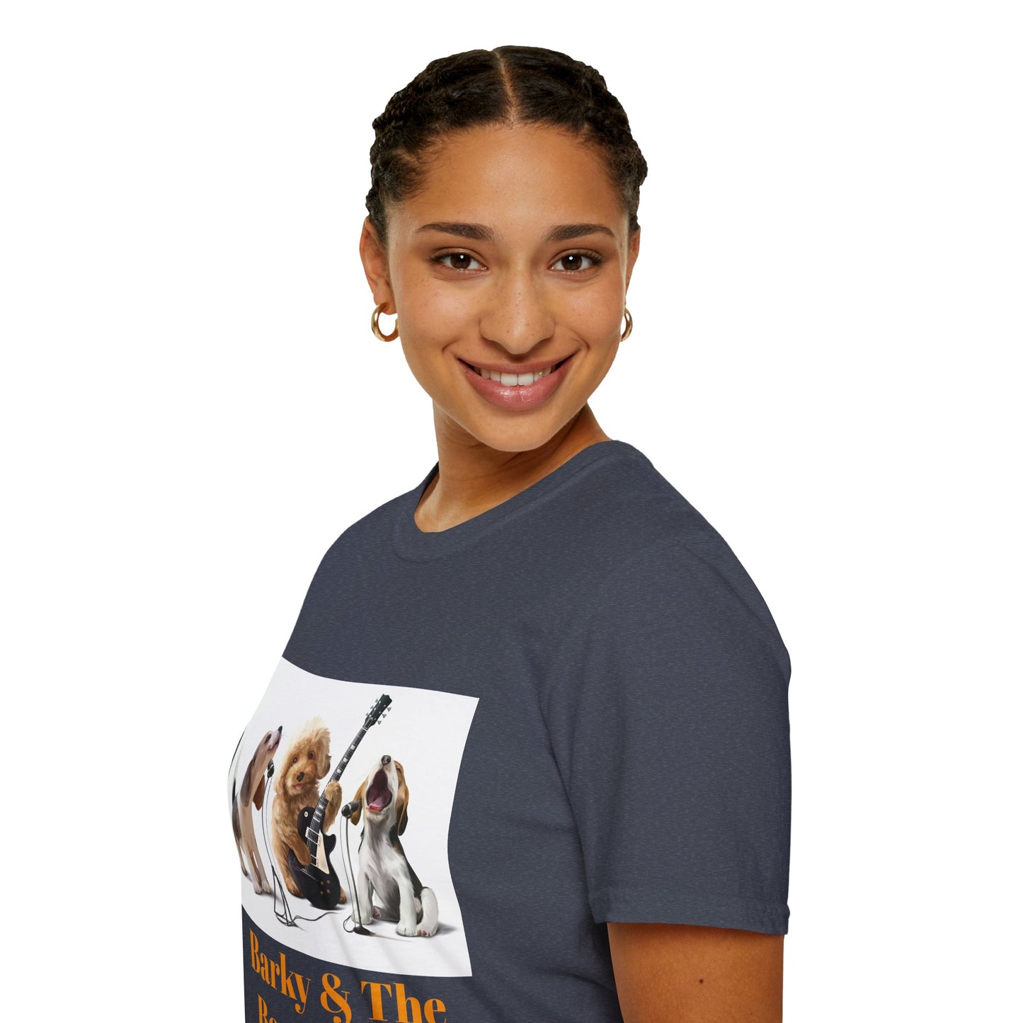 Dog Band T‑Shirt — "Barky & The Bow Wow's" Graphic Tee