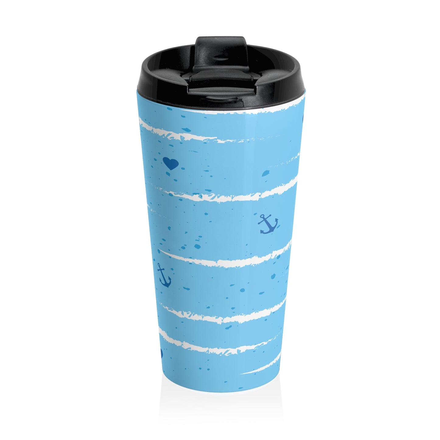 Blue Sea, Stainless Steel Travel Mug