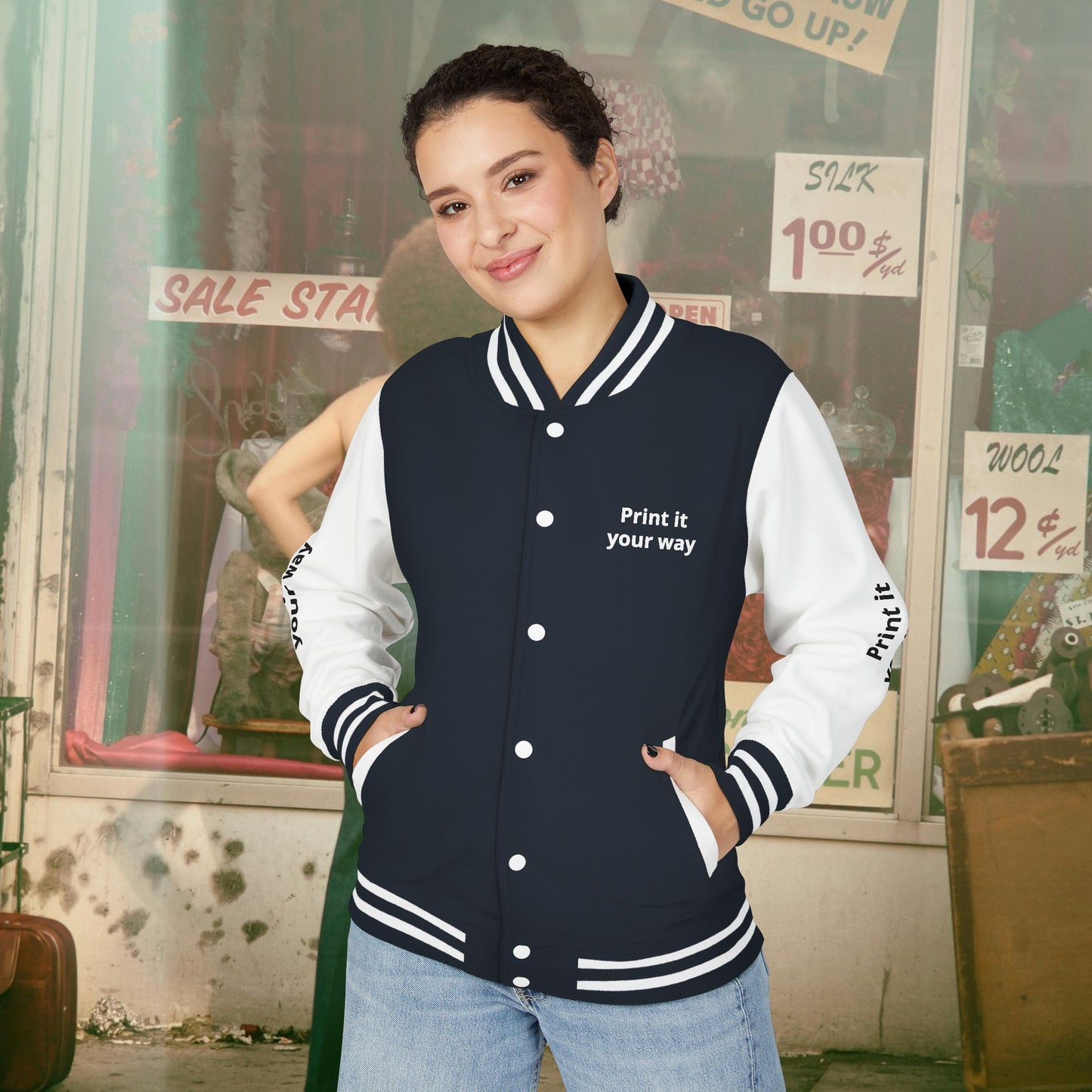 Letterman Jacket — "Print It Your Way" Custom Varsity Jacket