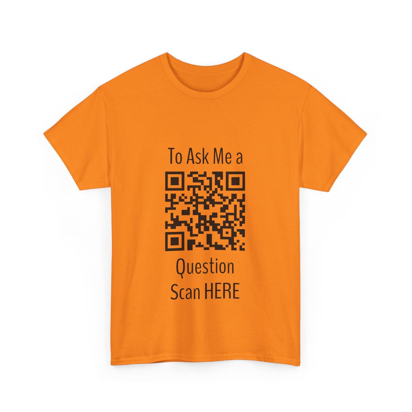 Scan Here, Unisex Heavy Cotton Tee