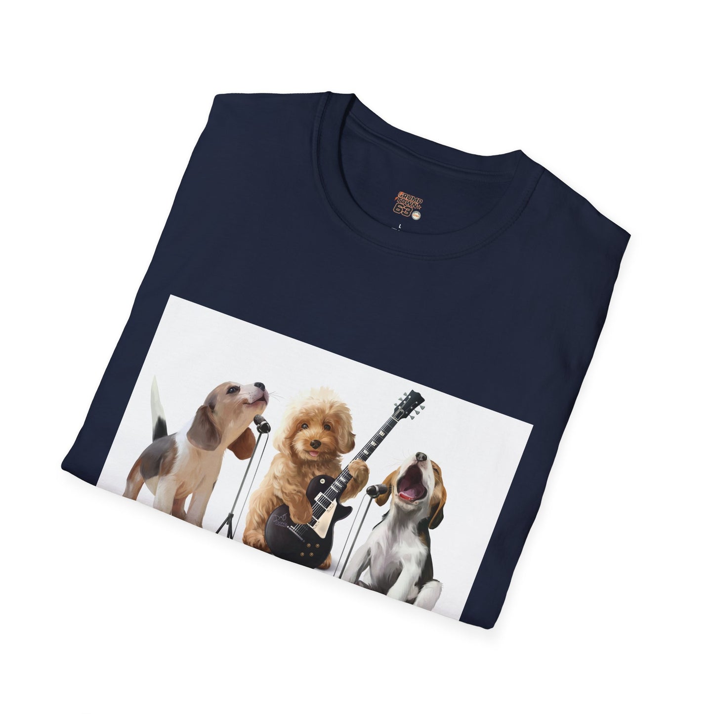 Dog Band T‑Shirt — "Barky & The Bow Wow's" Graphic Tee
