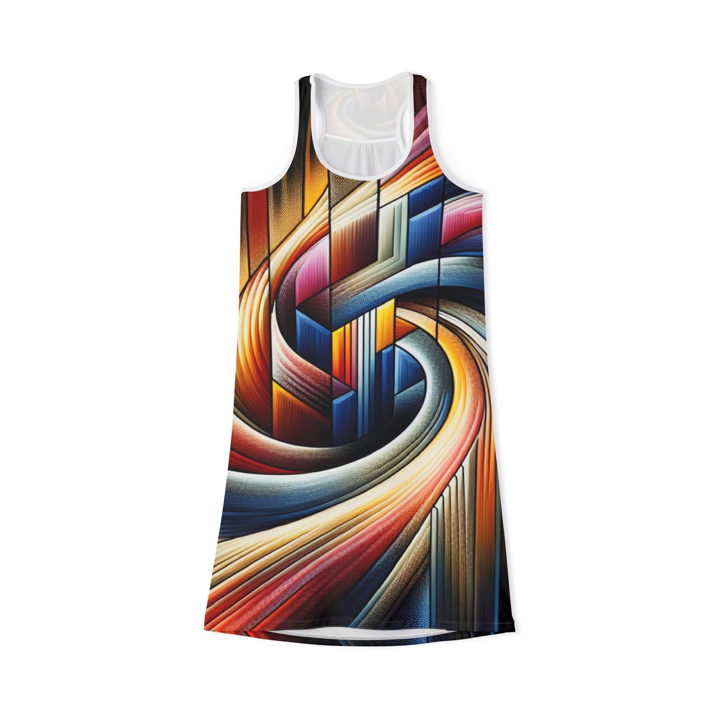 Multi Color, Women's Racerback Dress (AOP)