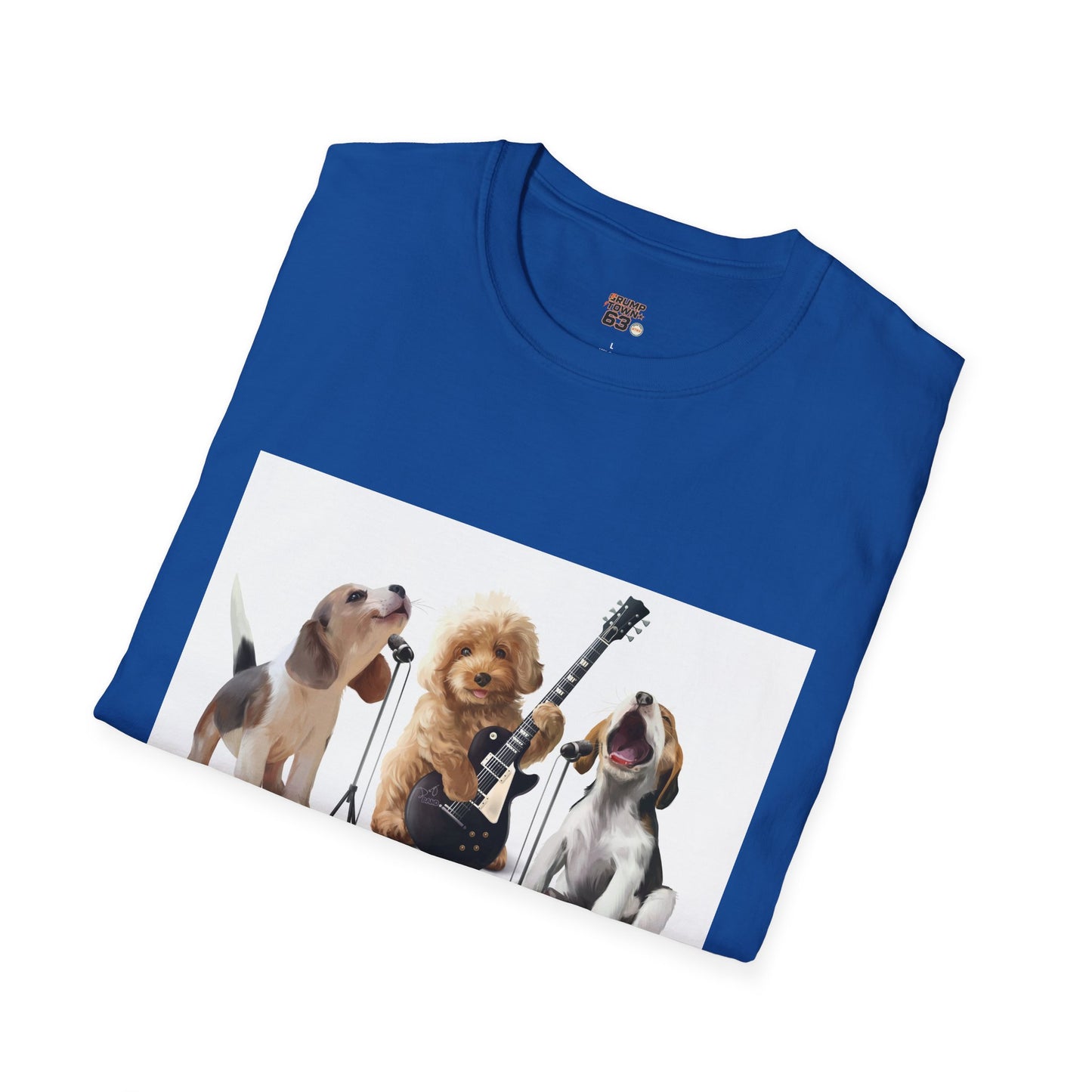 Dog Band T‑Shirt — "Barky & The Bow Wow's" Graphic Tee