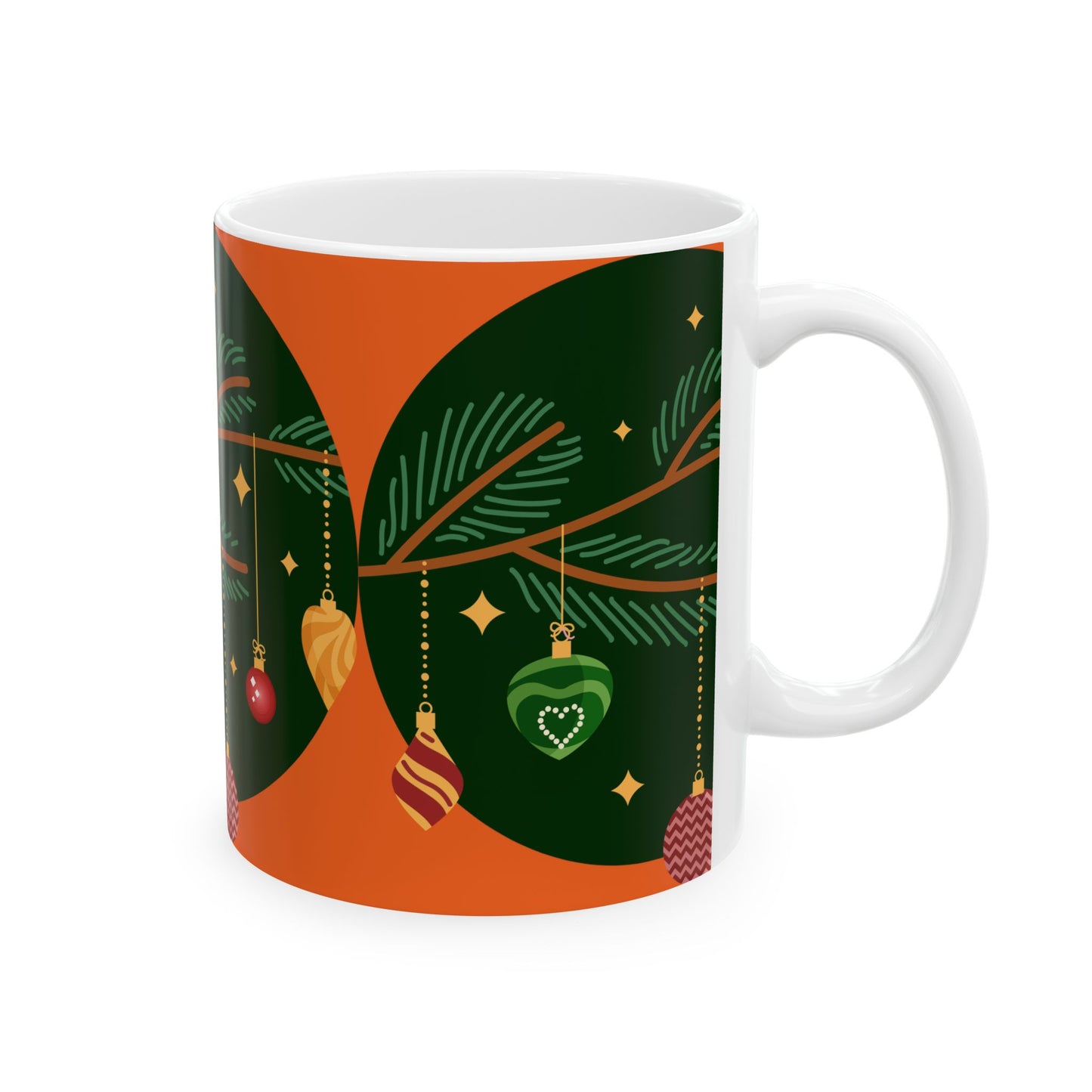 Xmas warmth, Ceramic Mug, (11oz, 15oz)
