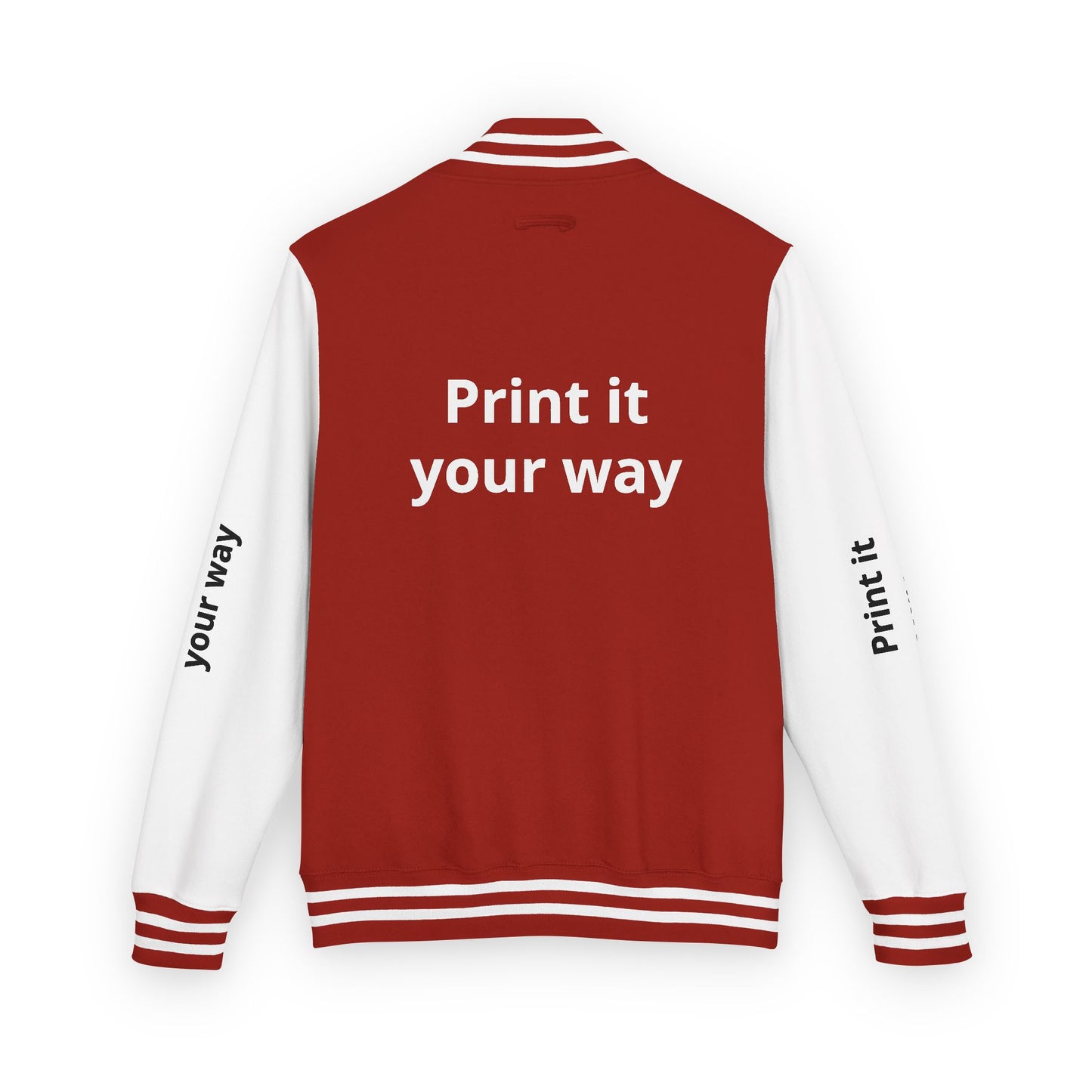 Letterman Jacket — "Print It Your Way" Custom Varsity Jacket