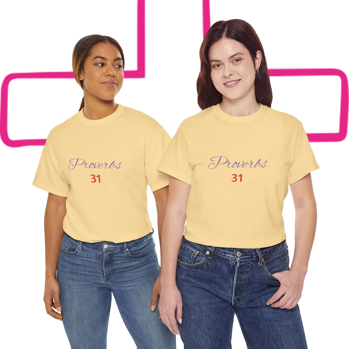 Proverbs 31, Unisex Heavy Cotton Tee