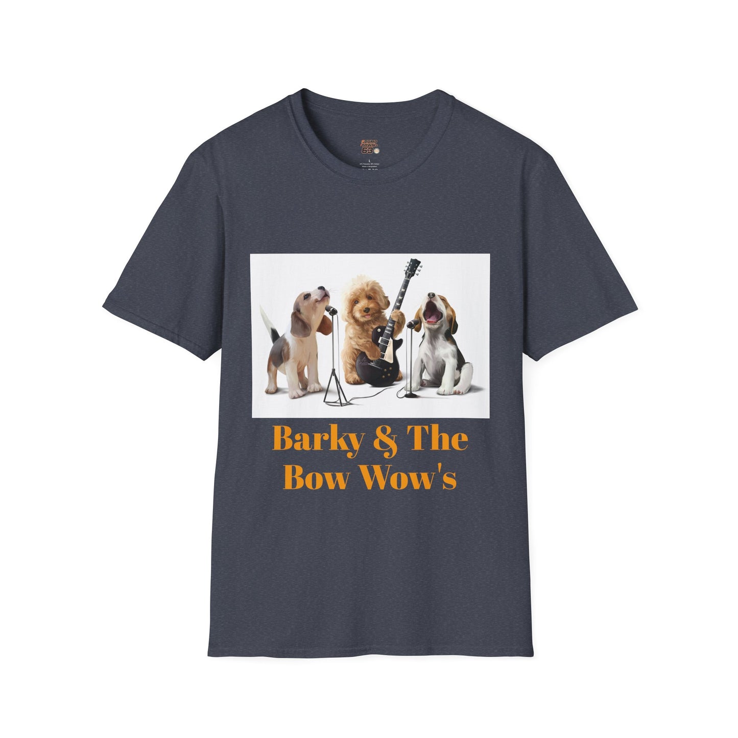Dog Band T‑Shirt — "Barky & The Bow Wow's" Graphic Tee
