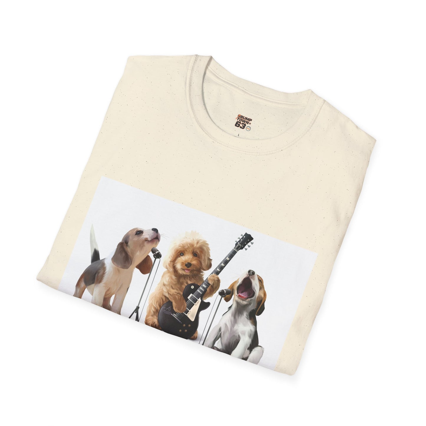 Dog Band T‑Shirt — "Barky & The Bow Wow's" Graphic Tee