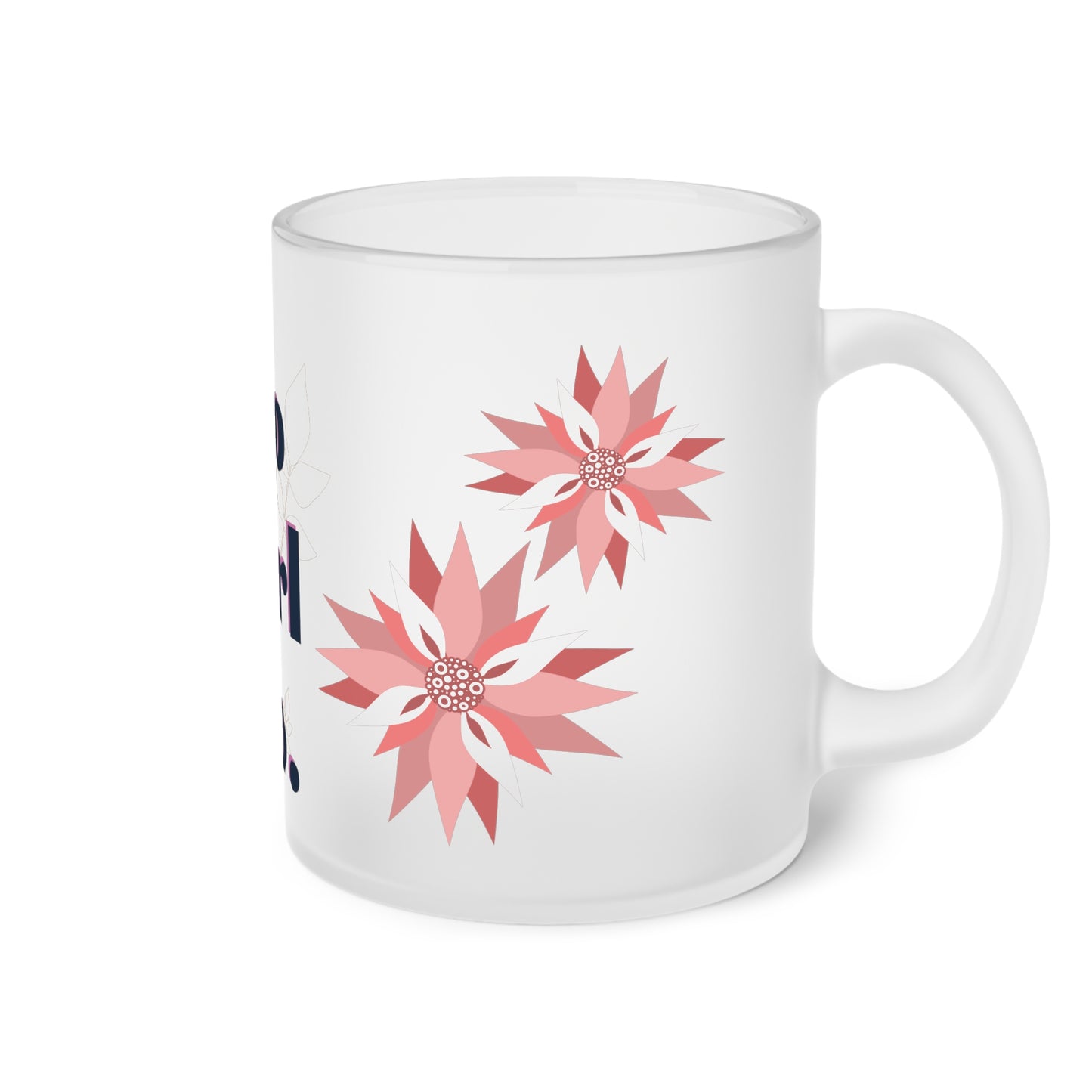 Go Girl Go, Frosted Glass Mug