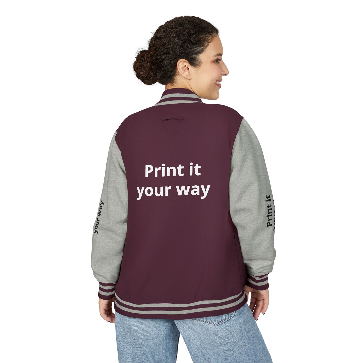 Letterman Jacket — "Print It Your Way" Custom Varsity Jacket