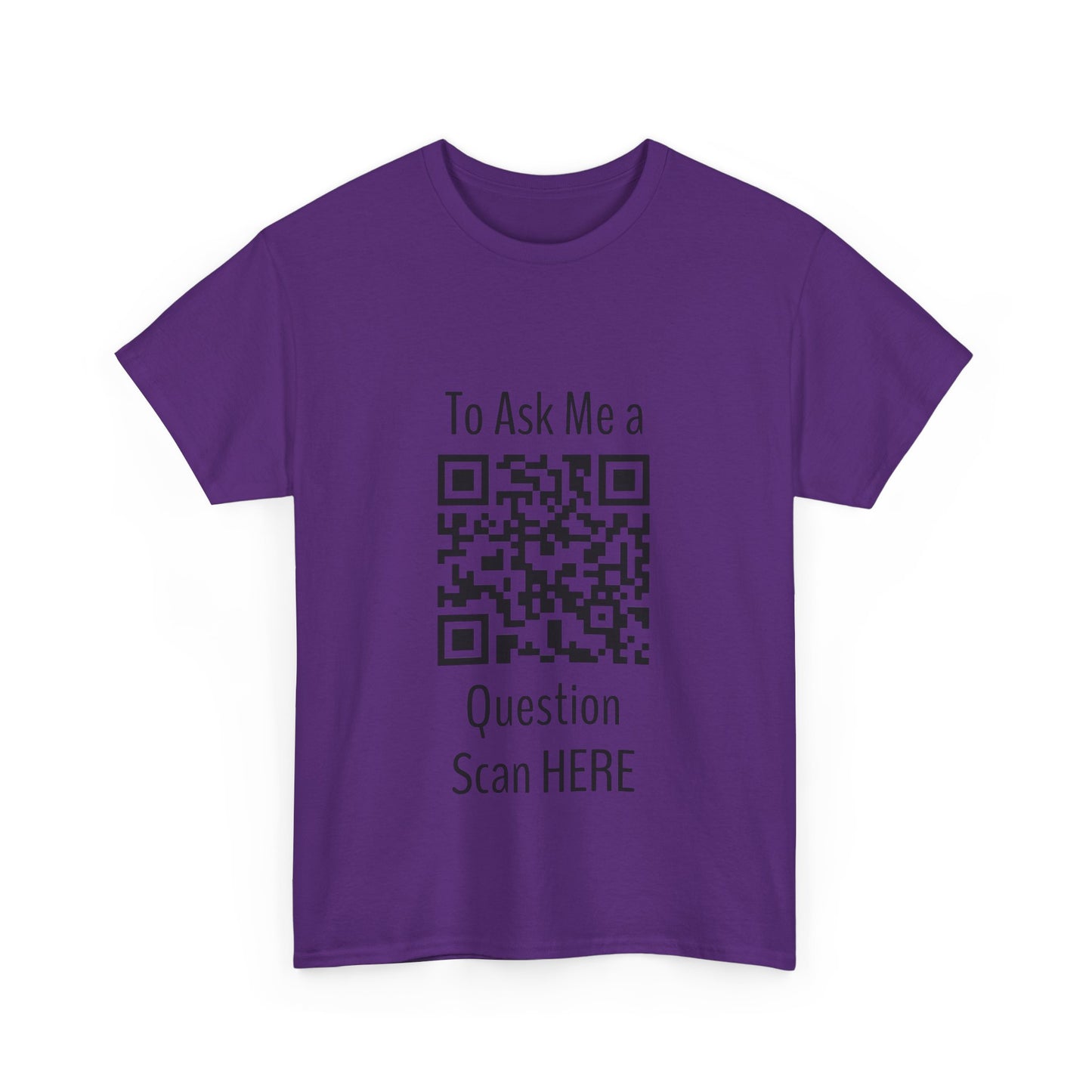 Scan Here, Unisex Heavy Cotton Tee