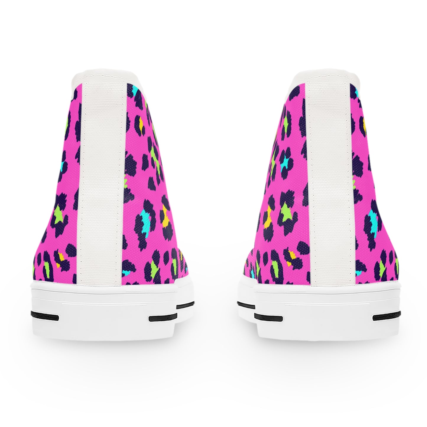 Hot pink/Speckles, Women's High Top Sneakers