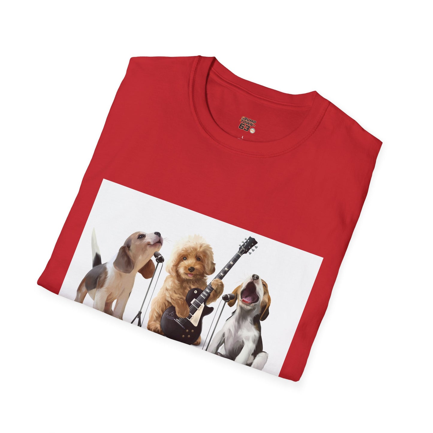 Dog Band T‑Shirt — "Barky & The Bow Wow's" Graphic Tee