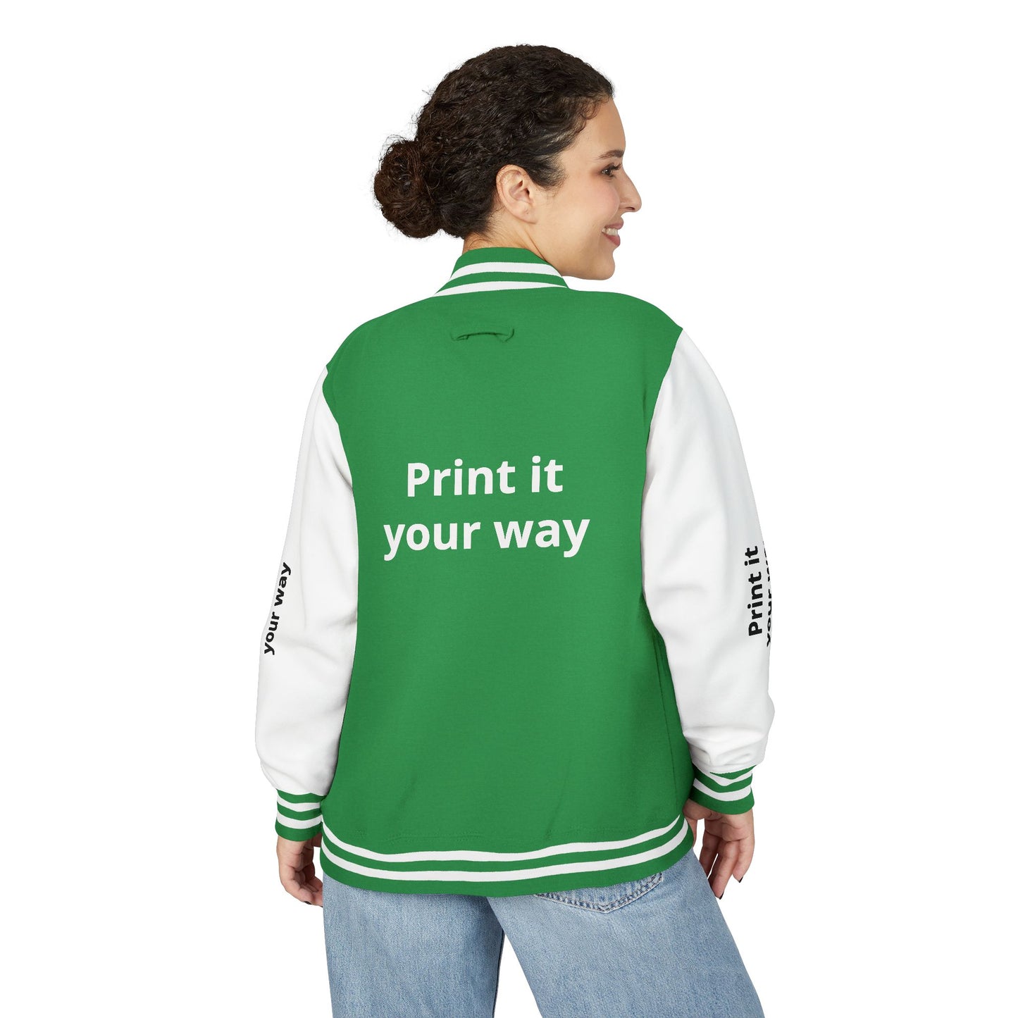Letterman Jacket — "Print It Your Way" Custom Varsity Jacket