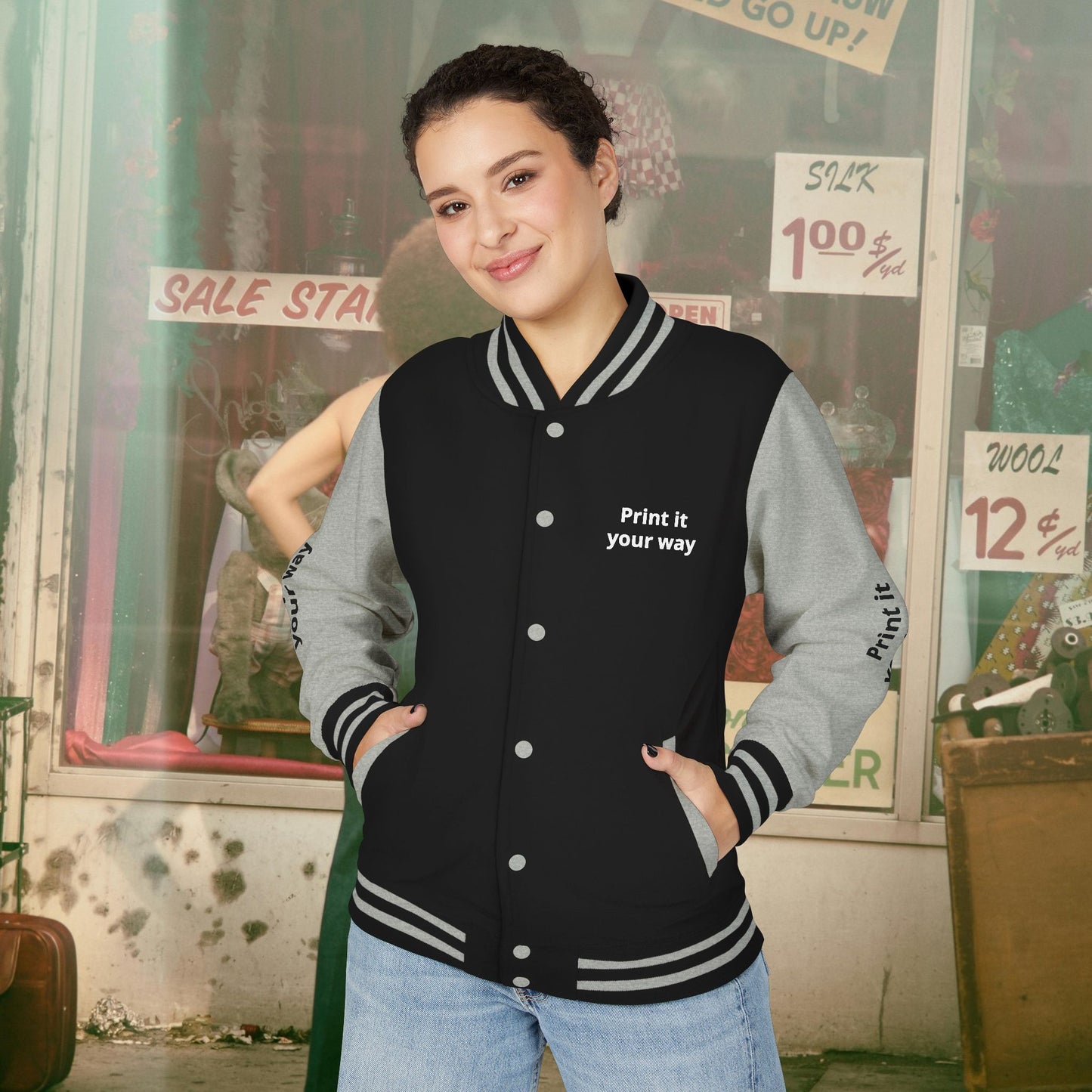 Letterman Jacket — "Print It Your Way" Custom Varsity Jacket