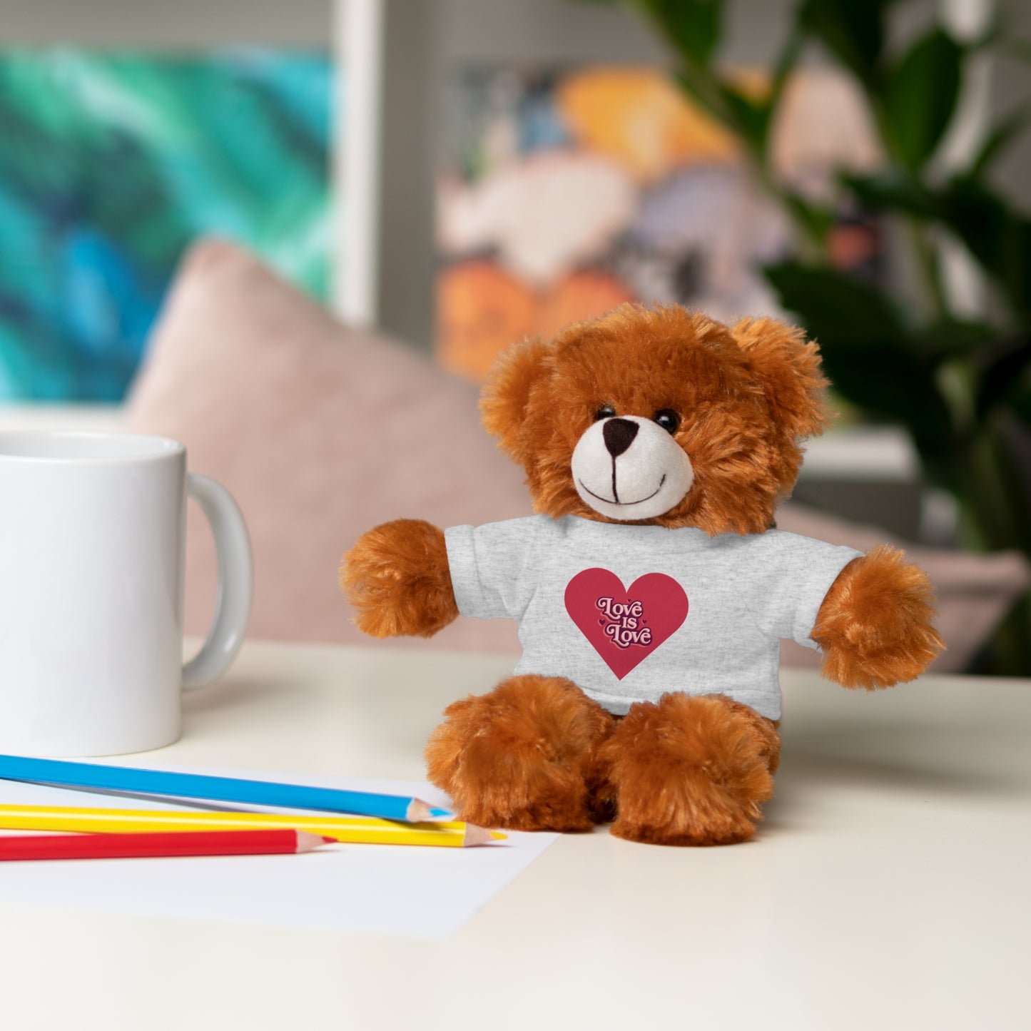 Love, Stuffed Animals with Tee