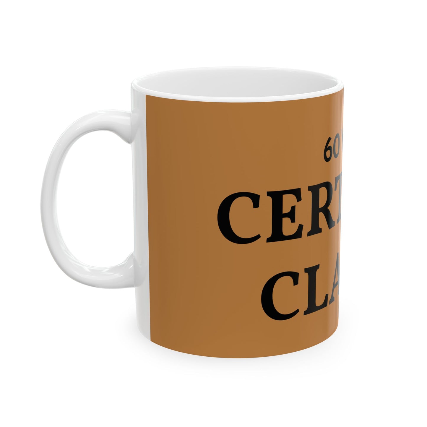 60 Years Certified Classic Ceramic Mug
