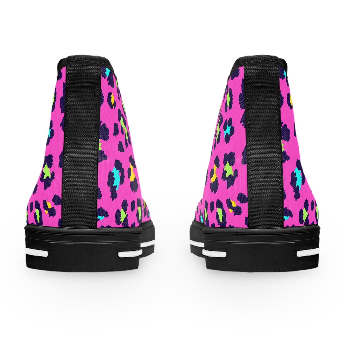 Hot pink/Speckles, Women's High Top Sneakers