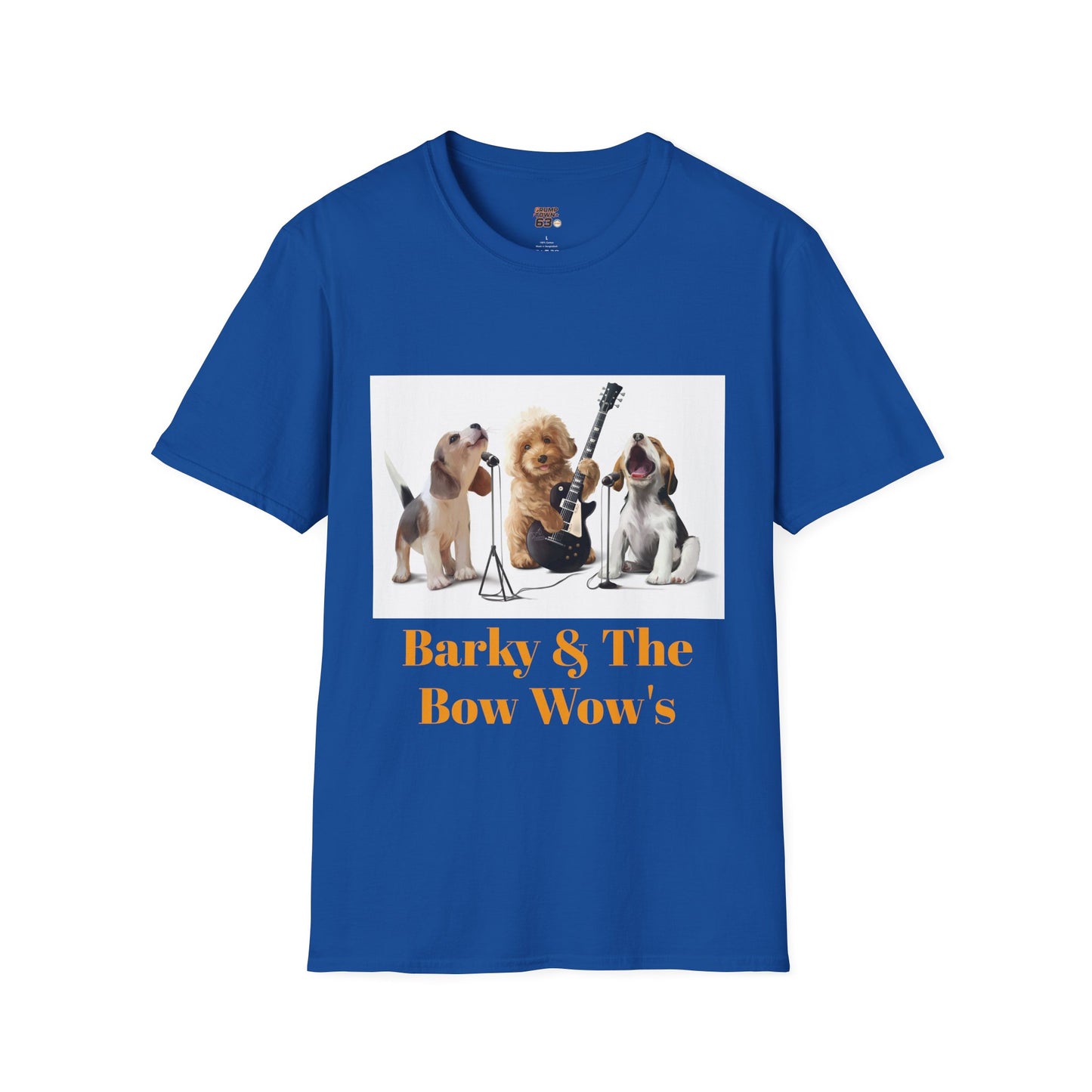 Dog Band T‑Shirt — "Barky & The Bow Wow's" Graphic Tee