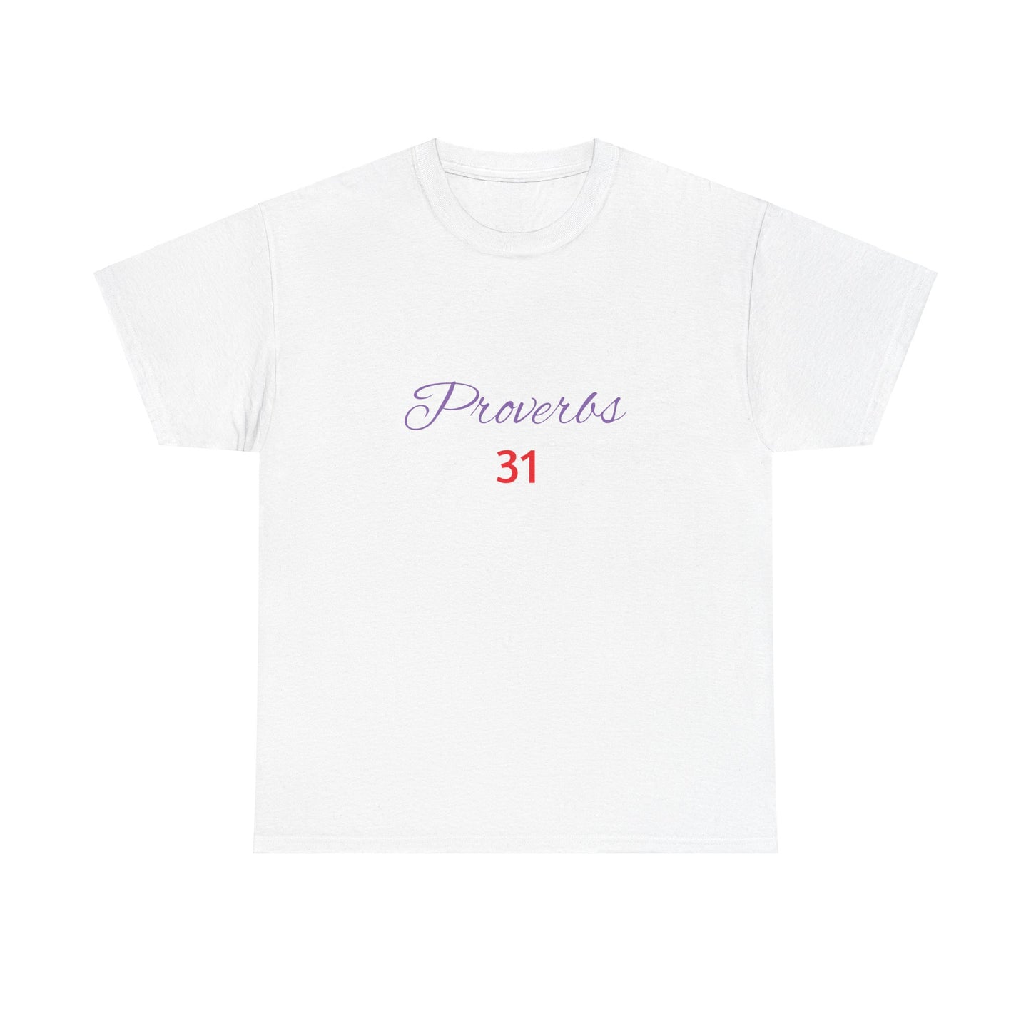 Proverbs 31, Unisex Heavy Cotton Tee