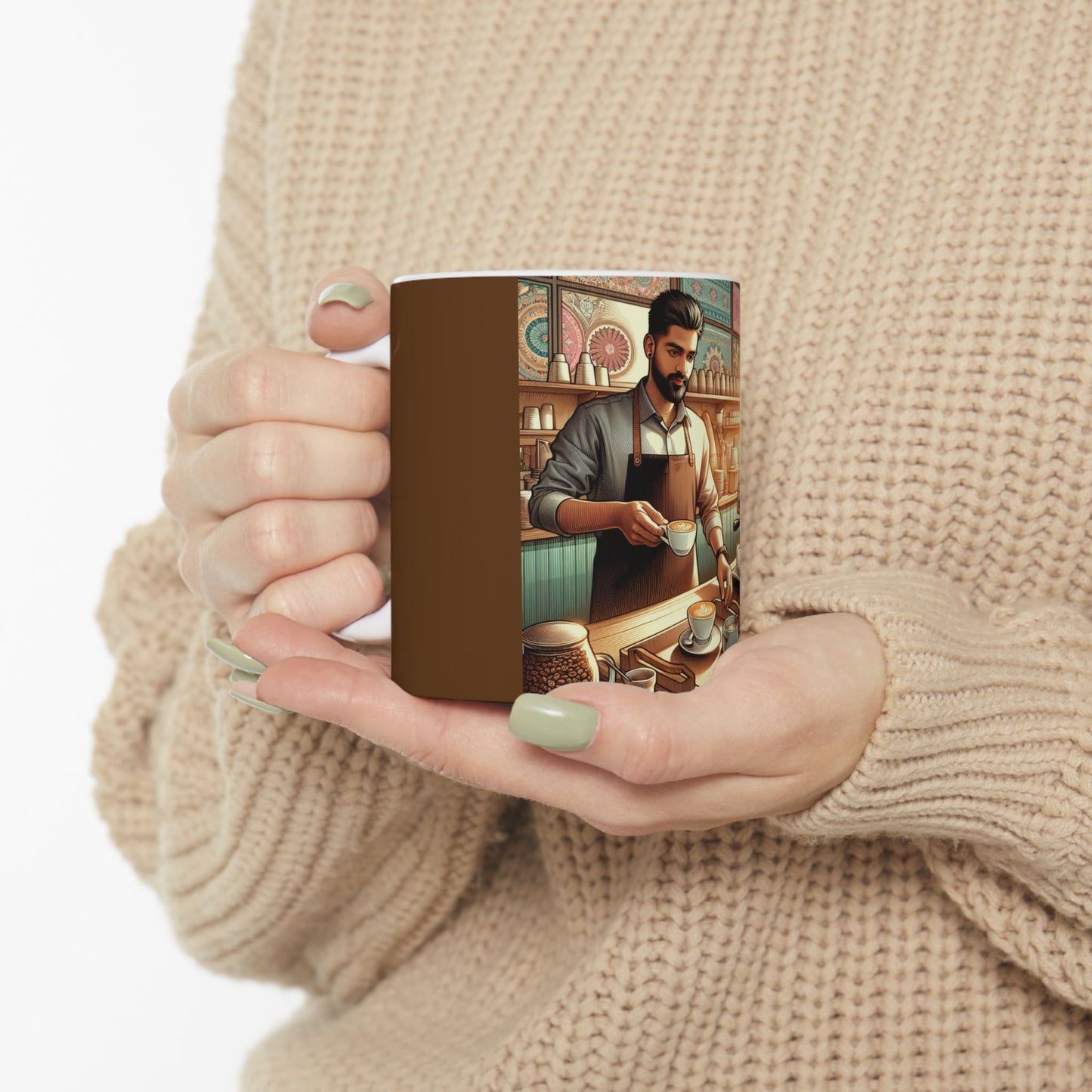 Coffee Shop, Ceramic Mugs, (11oz, 15oz) Coffee 1st