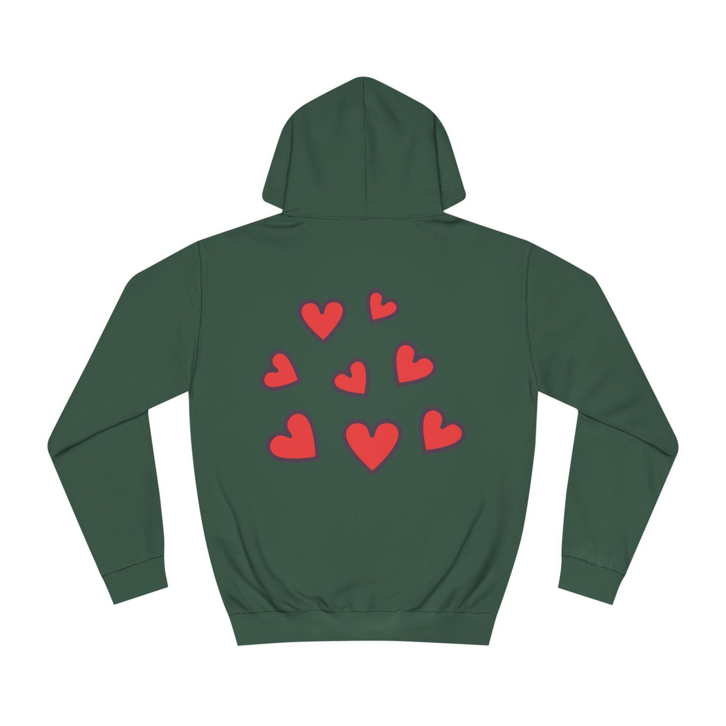 Unisex Heart College Hoodie