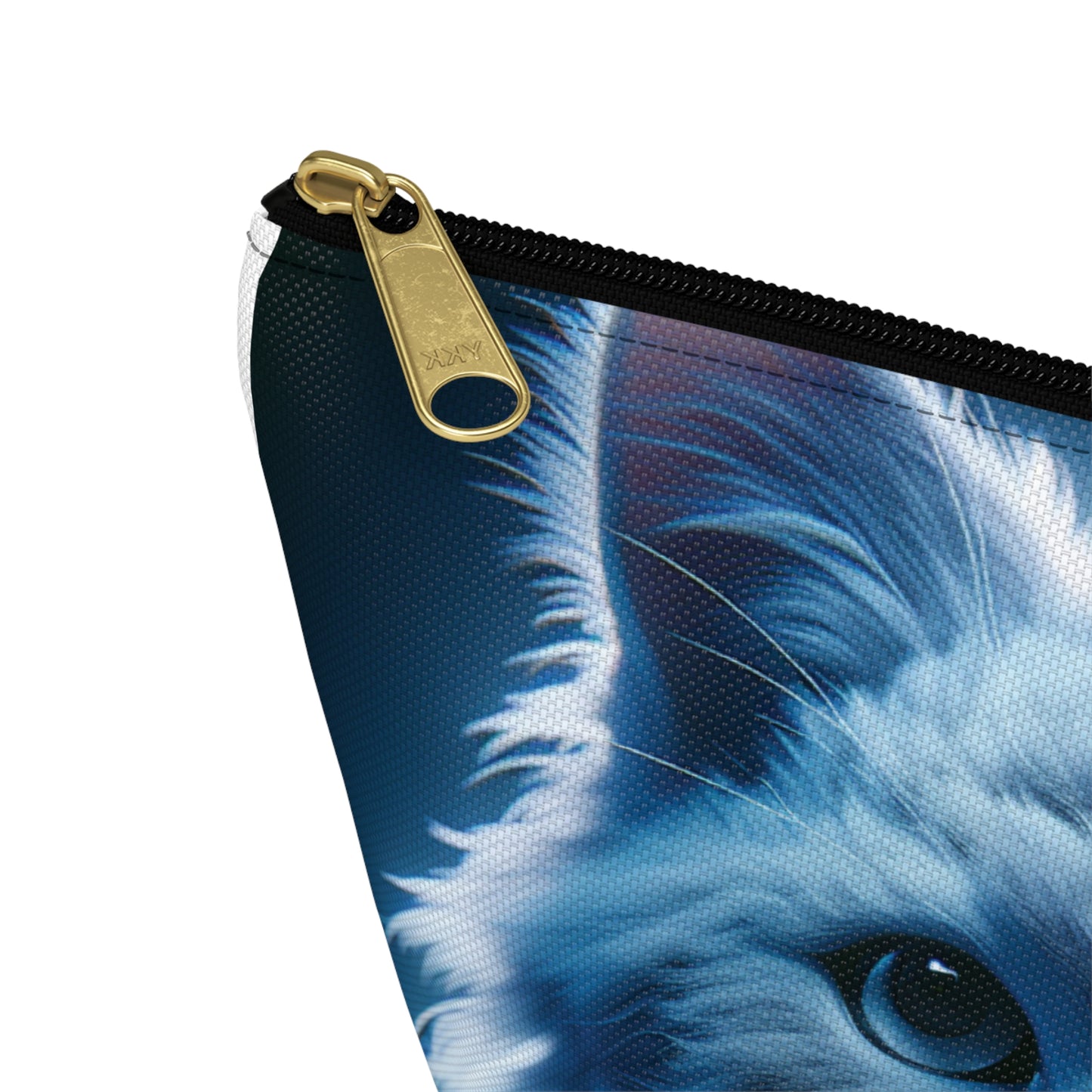 Make-up Accessory Pouch w T-bottom, ( Persian Cat )