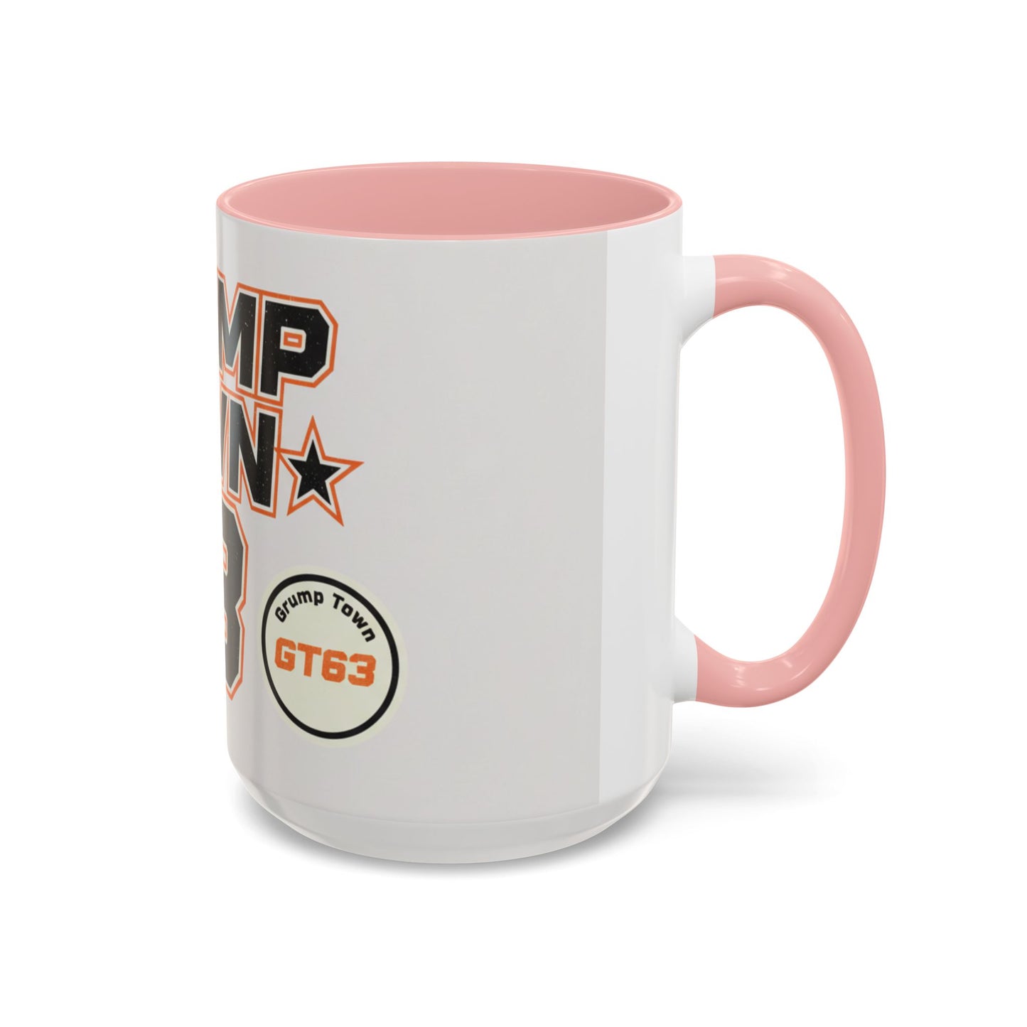Accent Coffee Mug — 'Crump Town 63' Retro Racing Logo Coffee Mug (11/15oz)
