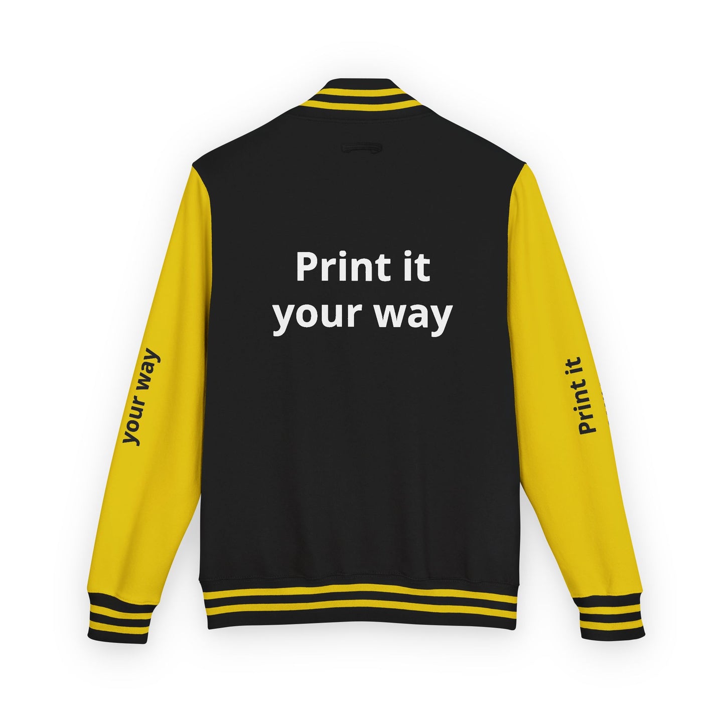 Letterman Jacket — "Print It Your Way" Custom Varsity Jacket