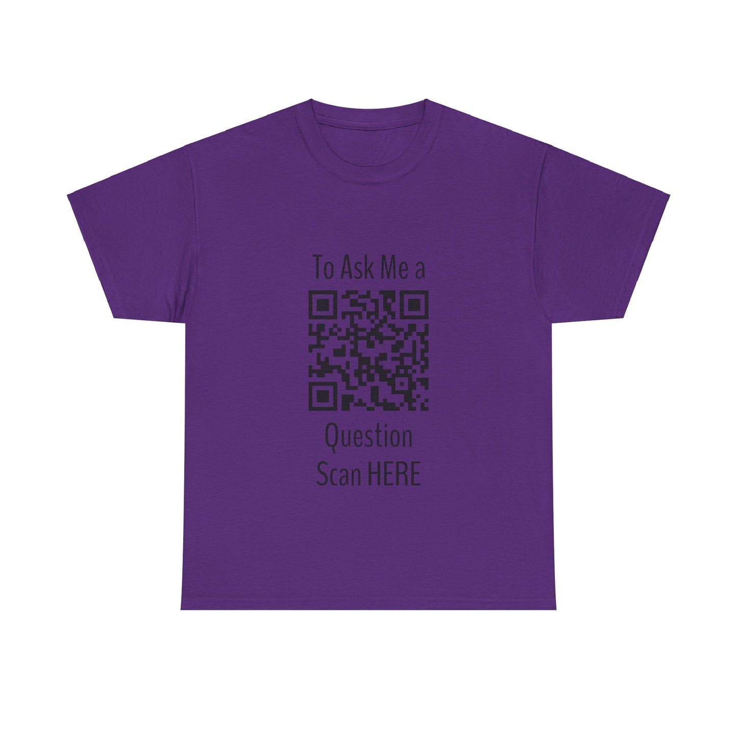 Scan Here, Unisex Heavy Cotton Tee
