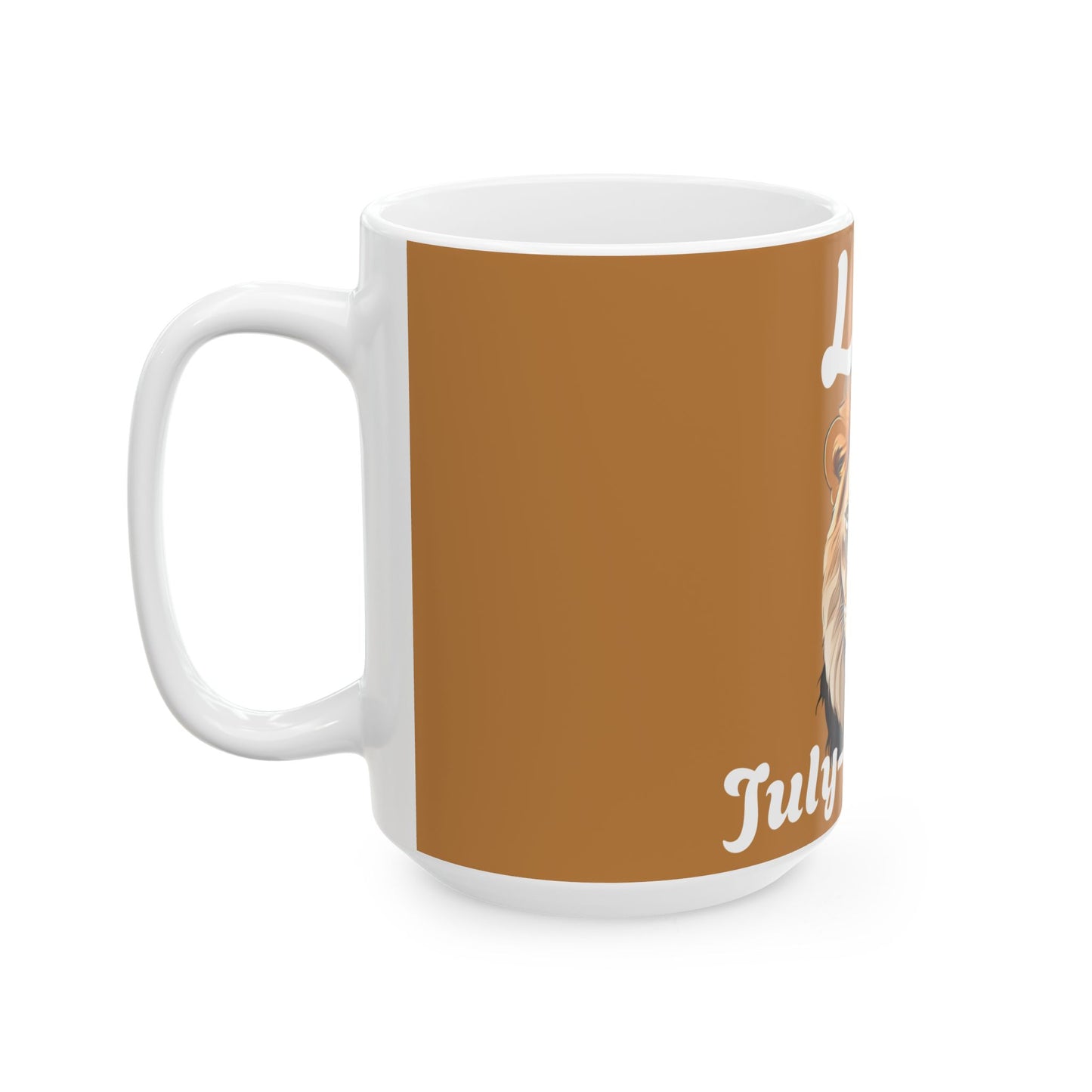 Leo, Ceramic Mugs, (11oz, 15oz) Coffee 1st