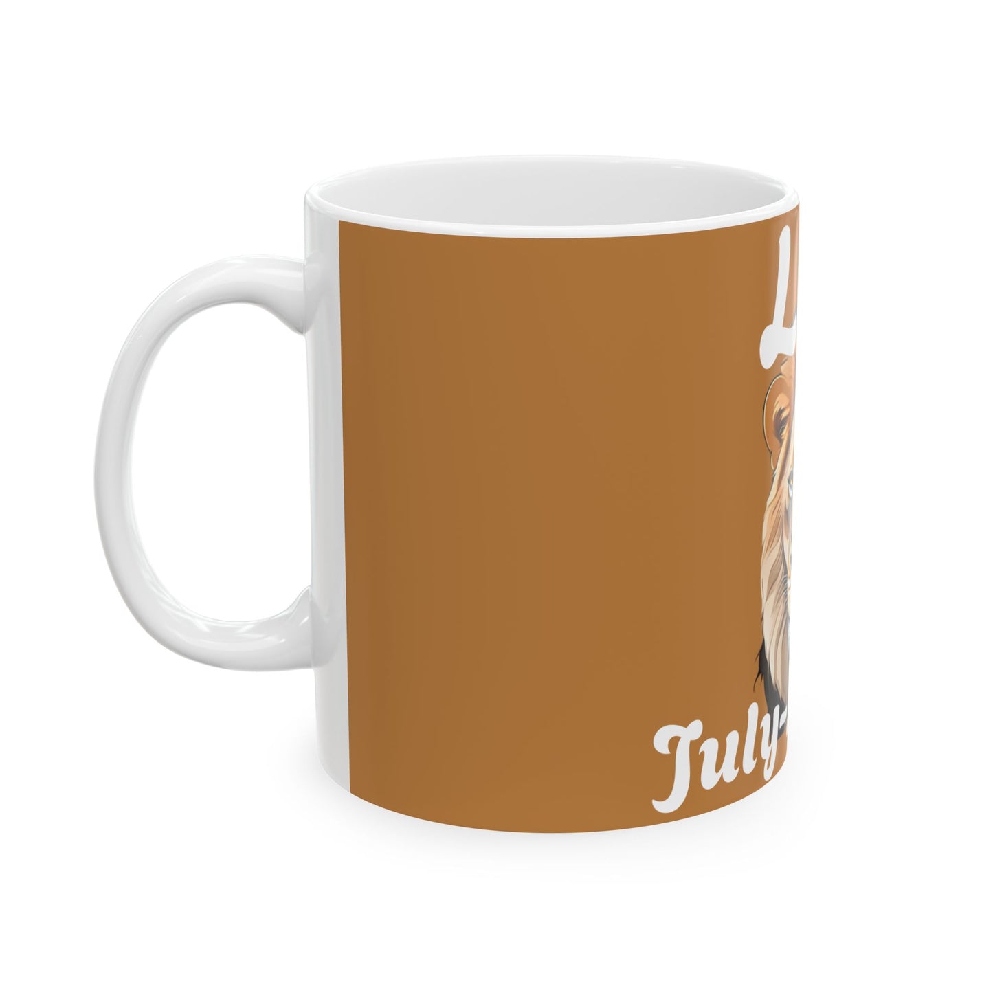 Leo, Ceramic Mugs, (11oz, 15oz) Coffee 1st