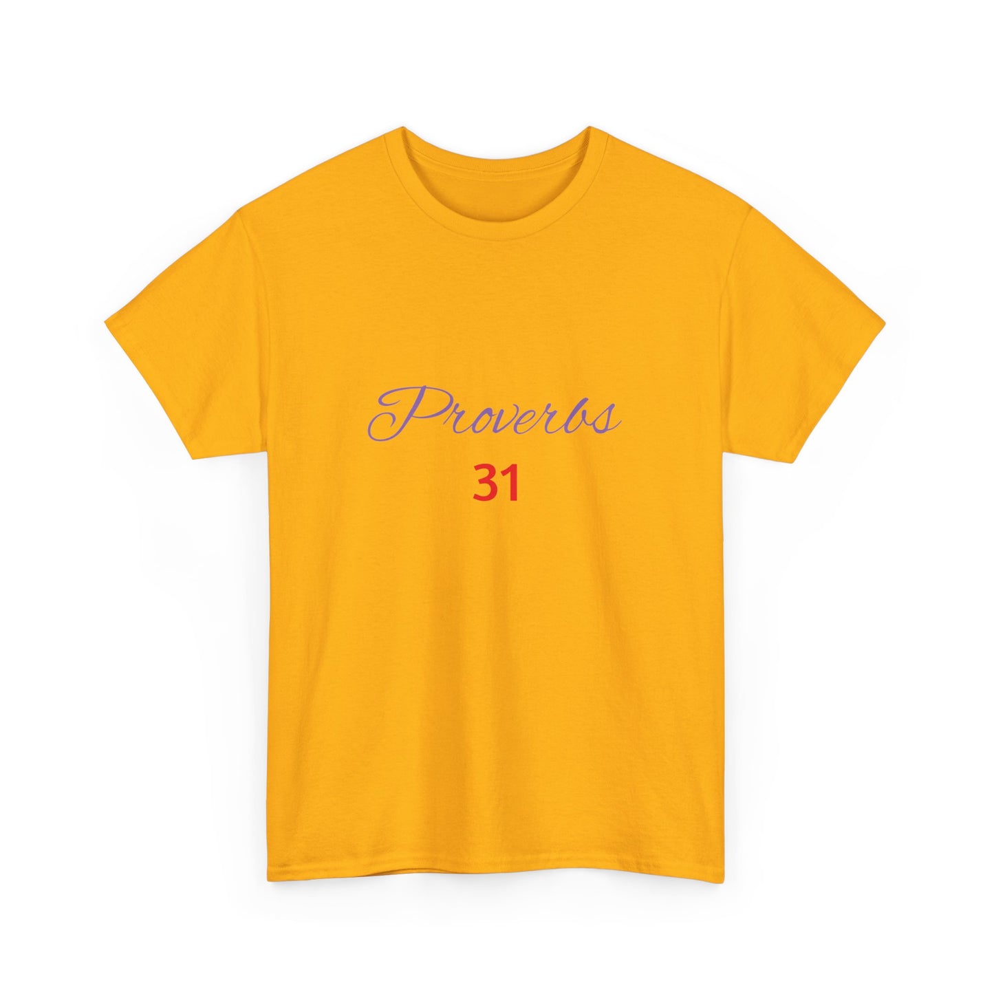 Proverbs 31, Unisex Heavy Cotton Tee