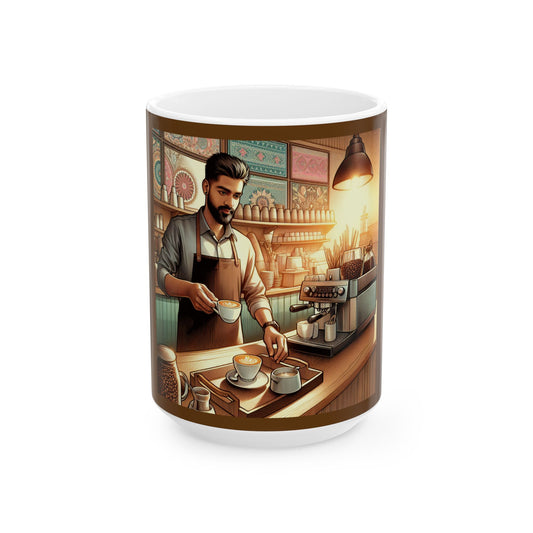Coffee Shop, Ceramic Mugs, (11oz, 15oz) Coffee 1st