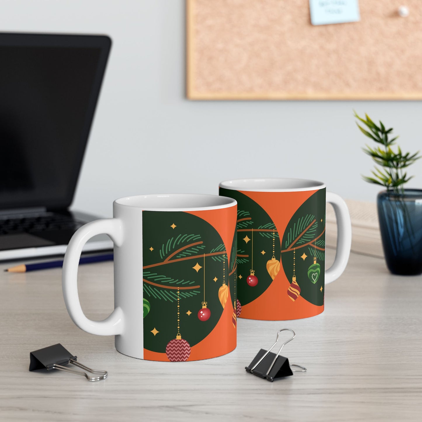Xmas warmth, Ceramic Mug, (11oz, 15oz)