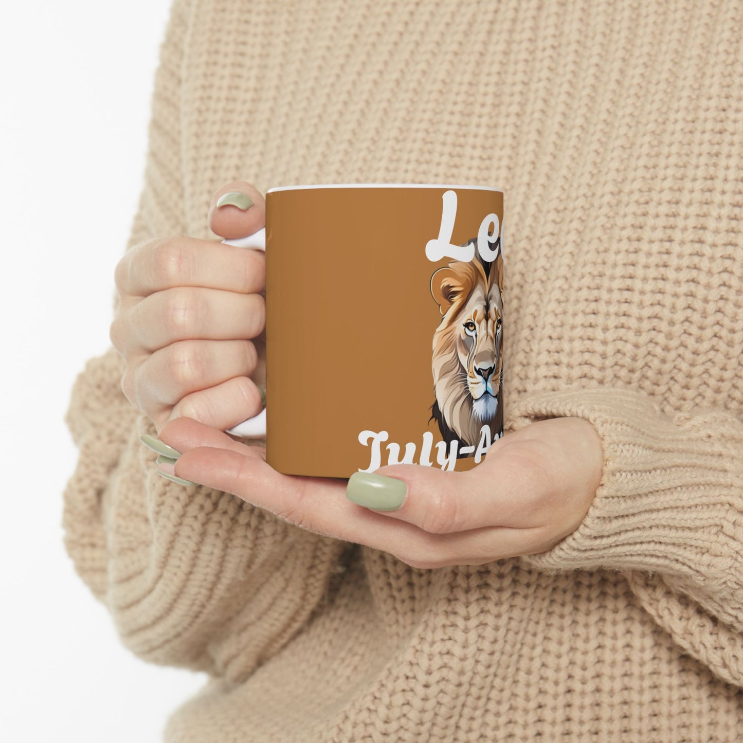 Leo, Ceramic Mugs, (11oz, 15oz) Coffee 1st
