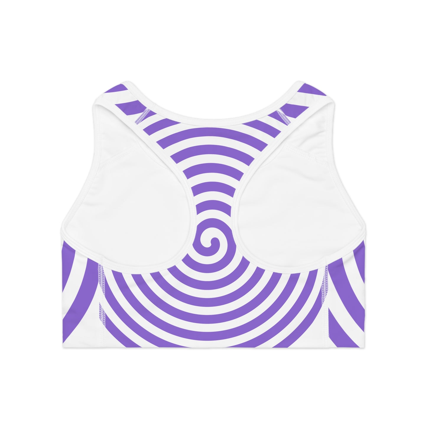 Purple Sports Bra (AOP)