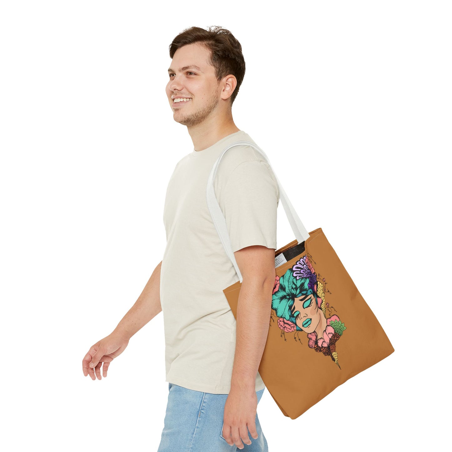 Blue Hair, Tote Bag (AOP)