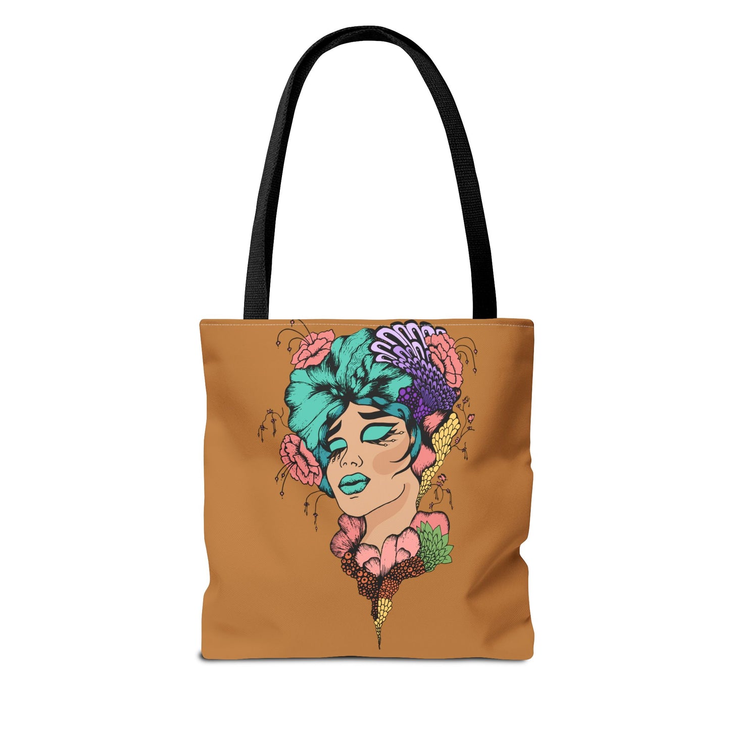 Blue Hair, Tote Bag (AOP)