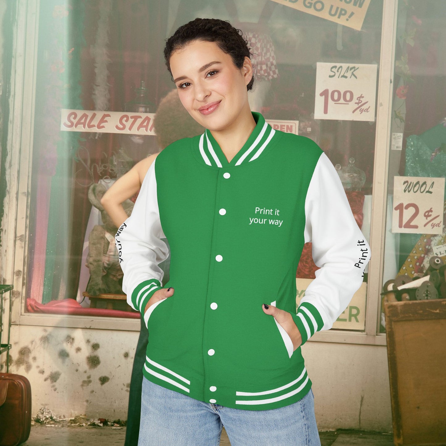 Letterman Jacket — "Print It Your Way" Custom Varsity Jacket