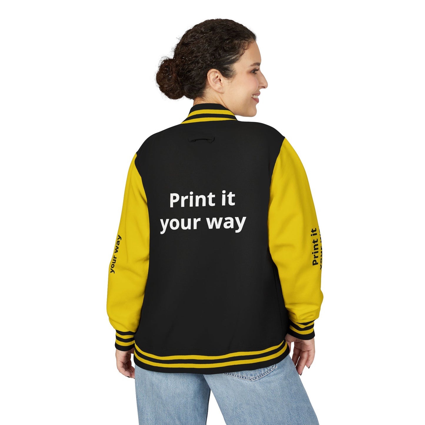 Letterman Jacket — "Print It Your Way" Custom Varsity Jacket