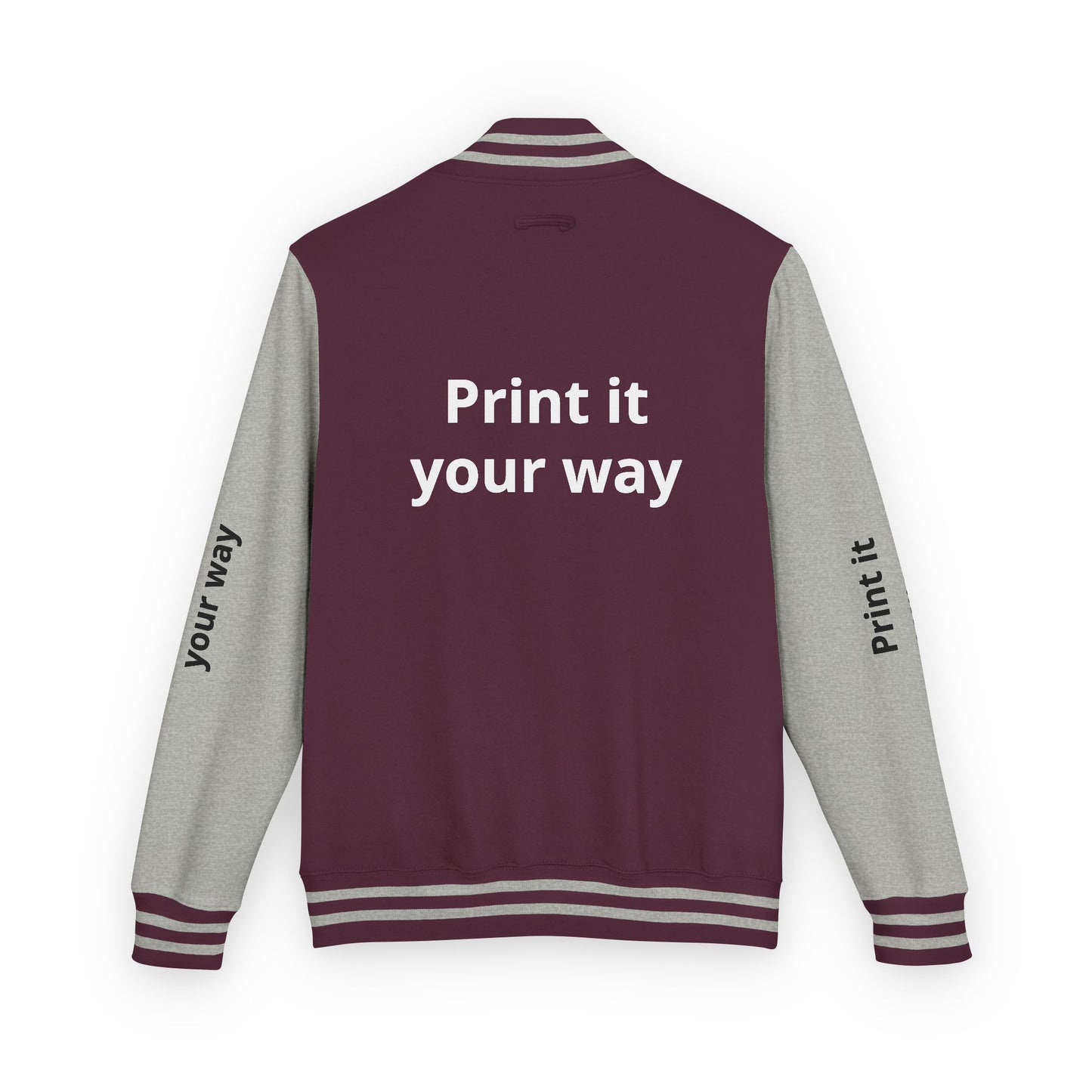 Letterman Jacket — "Print It Your Way" Custom Varsity Jacket