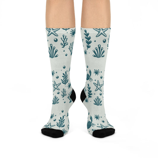 Sea Horse, Cushioned Crew Socks