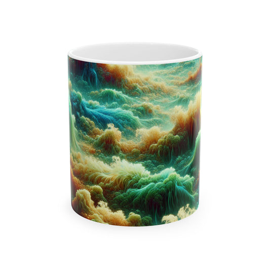 Colorful Waves, Ceramic Mugs, (11oz, 15oz) Coffee 1st
