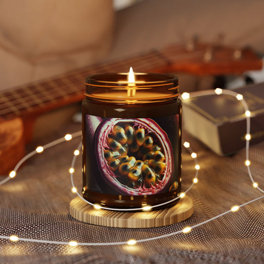 Peppered Passion Scented Soy Candle (Multi-Size, 9 oz and 4 oz Amber Jar)
