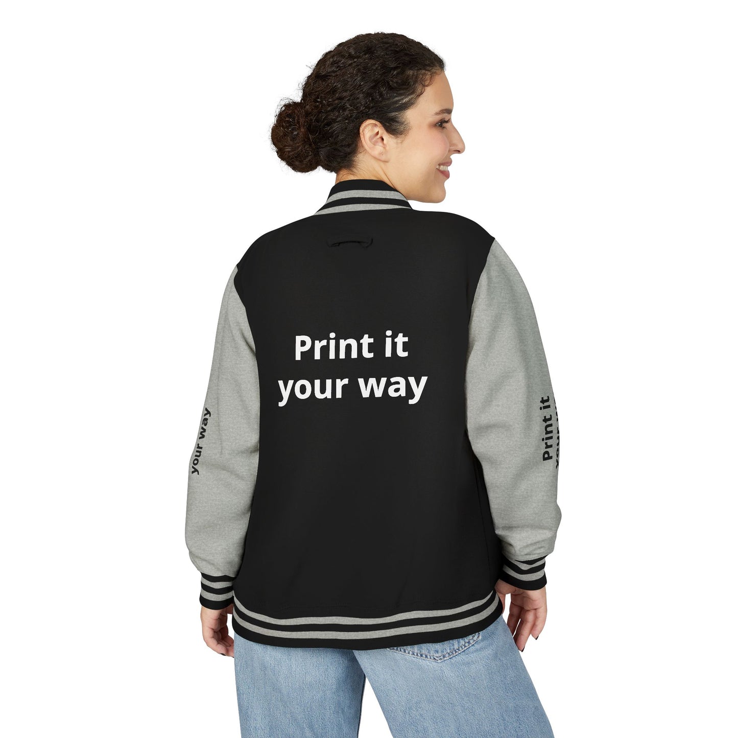 Letterman Jacket — "Print It Your Way" Custom Varsity Jacket