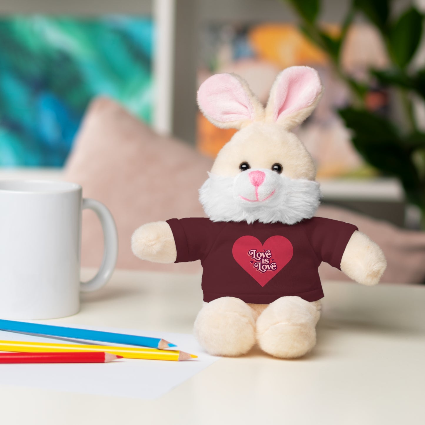 Love, Stuffed Animals with Tee